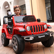 儿童电动汽车四轮越野车1-7岁男女宝宝小孩遥控充电玩具车可坐人