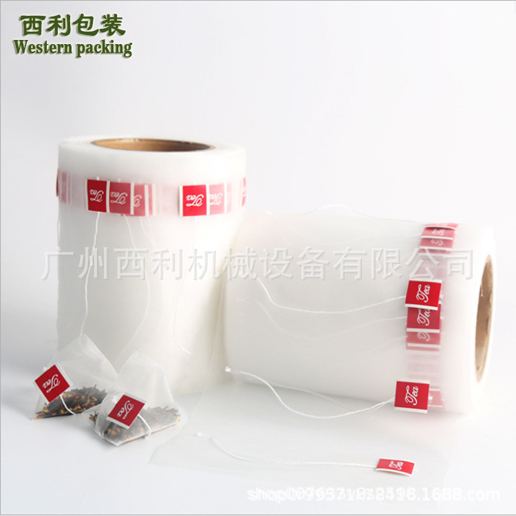 厂家带标线尼龙茶包养生茶过滤袋卷材透明网纱包材专业定制logo