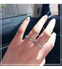 欧美莫桑钻ebay奢华时尚OL女士 方钻锆石戒指情侣对戒套戒