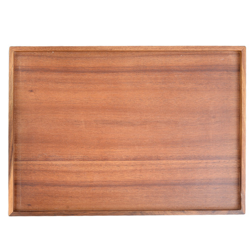 Wooden pallet wooden rectangular walnut solid wood hotel dinner plate tea tray baked pizza steak square plate