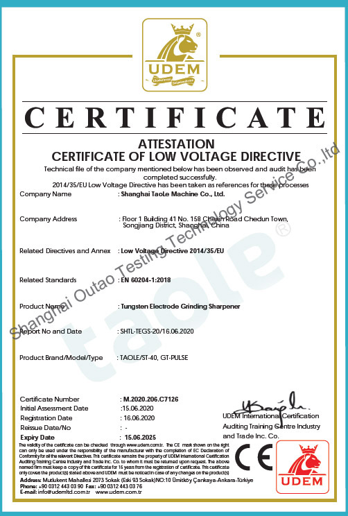 TAOLE Electrode Grinder CE