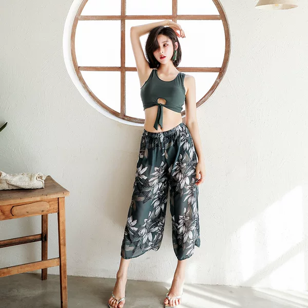 Swimsuit Women's Three-Piece Fairy Trousers 20 Years New High Waist Belly Covering Slimming Split Sexy ins Swimsuit