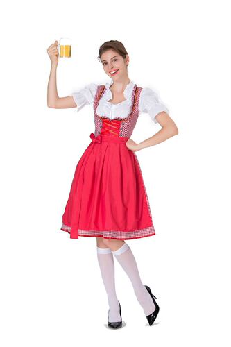 New Halloween Costume Beer Girl Dress Uniform Body Shaping Stage Performance Costume Maid Costume
