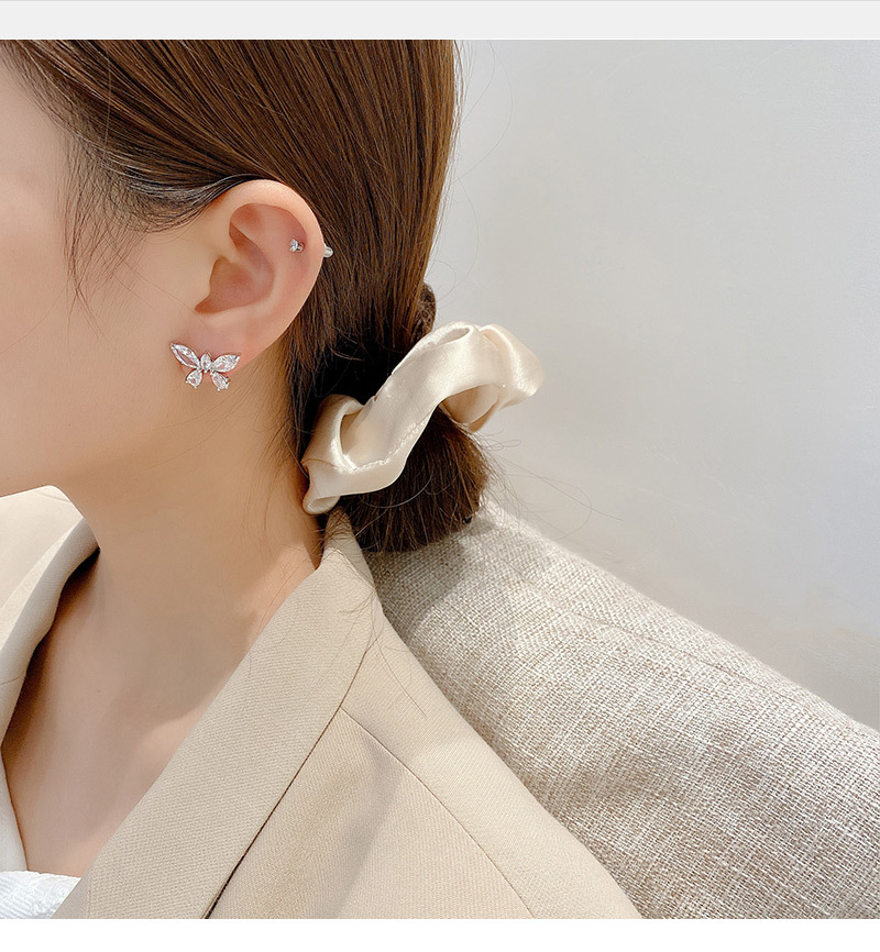 Fashion Long Tassel Earrings Female Korea Bow Earrings display picture 1