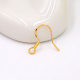 925 pure silver ear hook u-shaped ear hook handmade earrings earrings semi-finished material diy jewelry accessories wholesale
