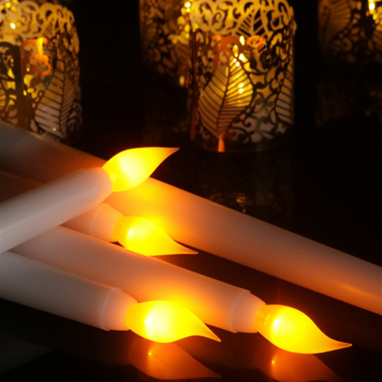 长杆电子蜡烛灯杆蜡家用照明LED蜡烛灯装饰工艺品摆件详情3