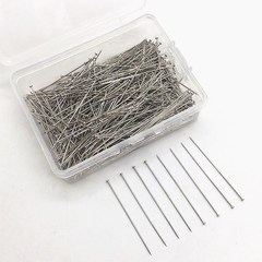 輸出品質の鋼製ニッケルメッキ針0.5mm*35mm、衣類の手縫い、立体裁断用