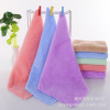 Coral cashmere scarf household kitchen water uptake Use Kerchief children Wash one's face towel gift gift Kerchief