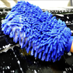 Car wash gloves waterproof rag bear paw plush car wiper cover does not damage the paint surface beauty tool