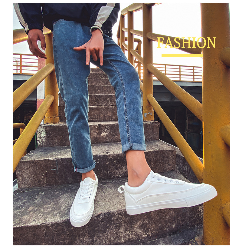 Little for Men, Atmungsaktive Sommerjugend, Reinweiße Sport- und Freizeitschuhe für Studenten, Beliebt im Internet,_voghion.com