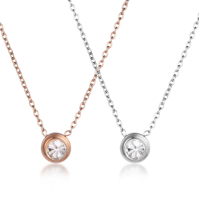 Estilo de diseñador, moderno y versátil, collar de diamante simple, colgante de borla, temperamento exquisito y exhibición de clavícula._voghion.com