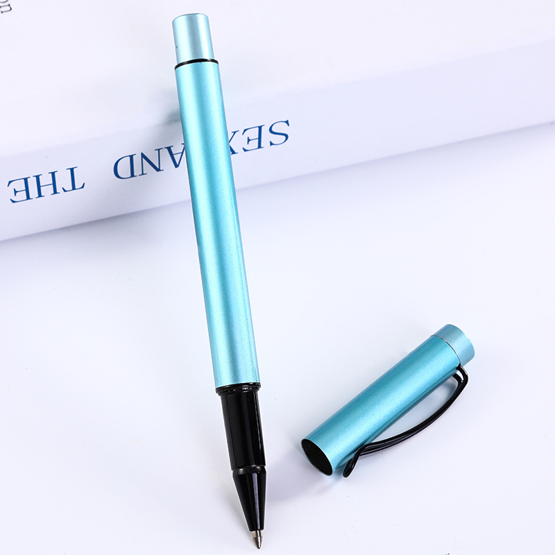 Fuente directa de fábrica pluma de firma de color de fruta Bolígrafo de metal multicolor opcional color personalizado pluma de publicidad pluma de metal