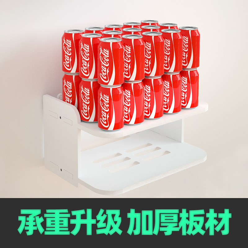 Directo de fábrica router rack TV Set-Top Box caja de almacenamiento montado en la pared ponche-libre montado en la pared WiFi rack