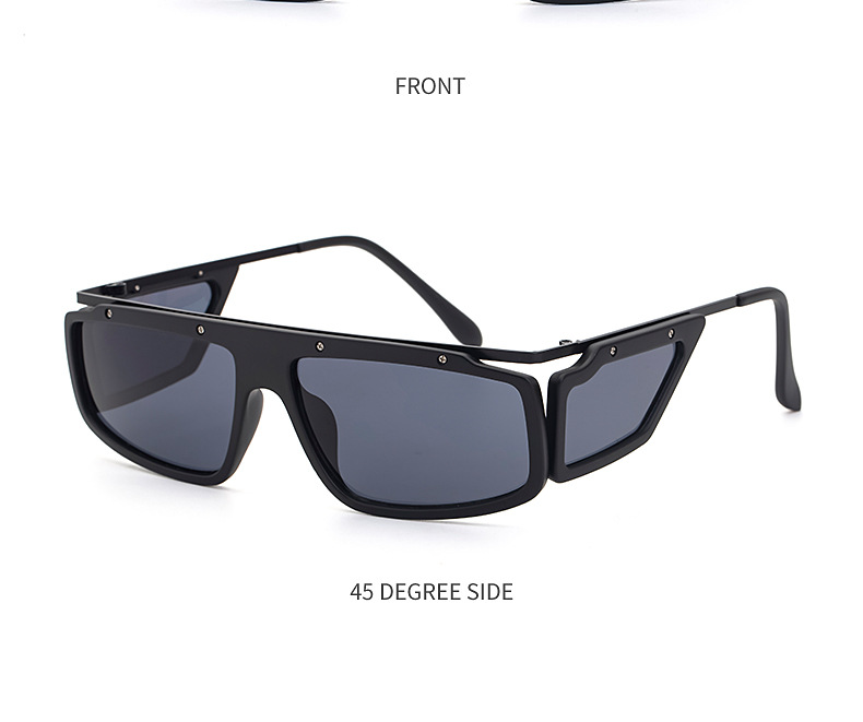 Fashion Four-sided Square Frame Anti-blue Uv Protection Sunglasses Wholesale display picture 9