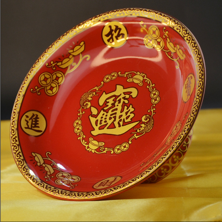 果盤子小果盤結婚擺件婚慶水果盤佛具供奉批發寺廟供佛
