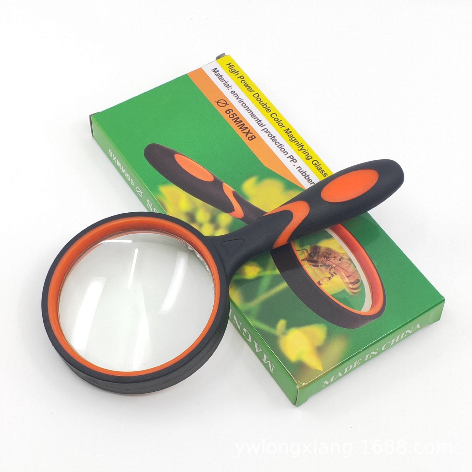 Two-color handheld non-slip rubber handle