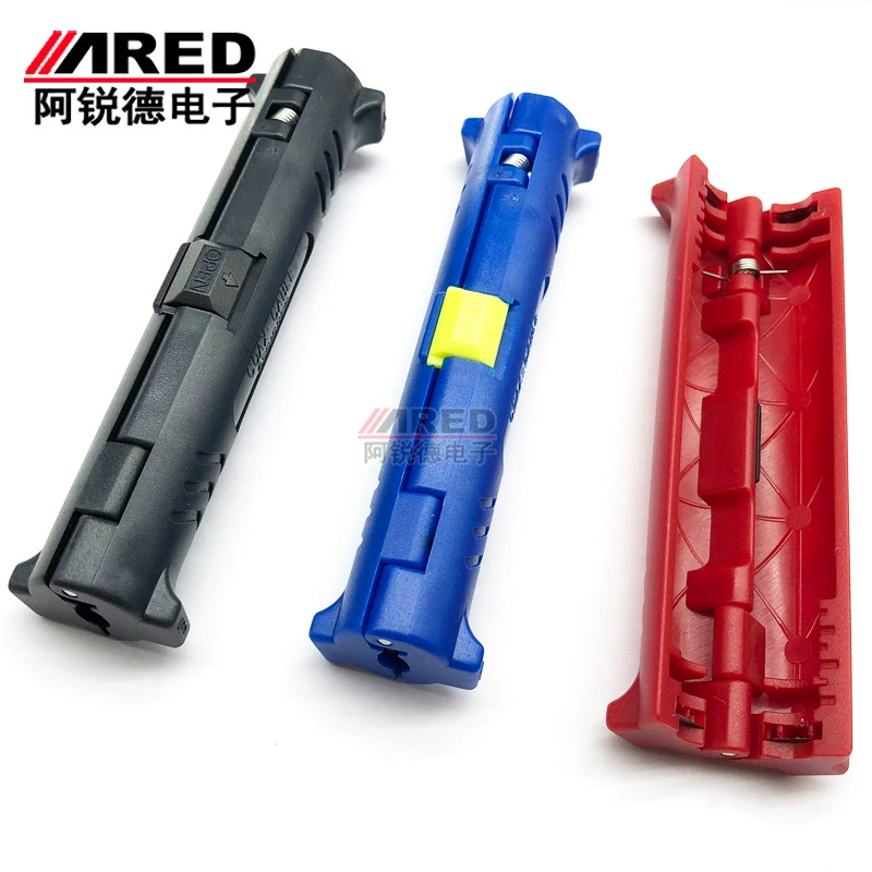 Многофункциональный автоматический инструмент для зачистки сетевых кабелей, коаксиальных кабелей и телевизионных кабелей, популярный на международном рынке.