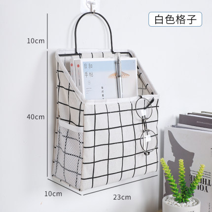 Almacenamiento directo de fábrica bolsa colgante de tela baño dormitorio pared colgando detrás de la puerta ropa bolsa colgante bolsa de almacenamiento