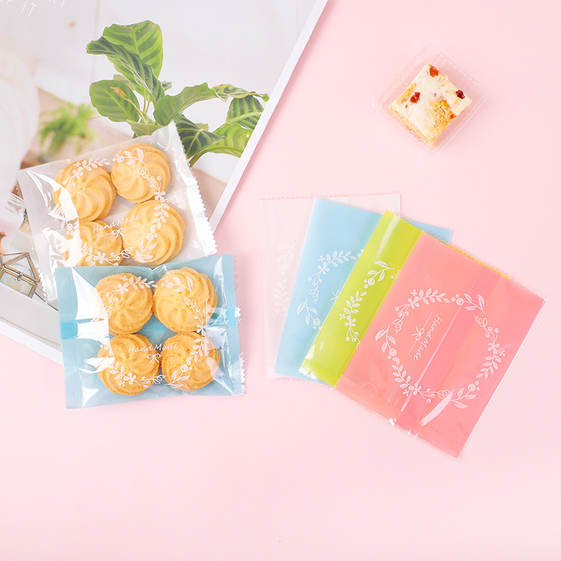 厂家直销手工制作月饼包装袋蛋黄酥绿豆糕点心雪花酥包装袋100只