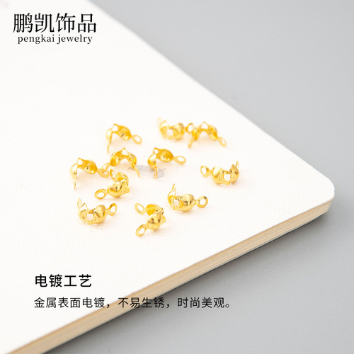 100 pieces per pack DIY jewelry components wire-wrapped clasp jewelry fasteners bead material connection accessories wire clip kit