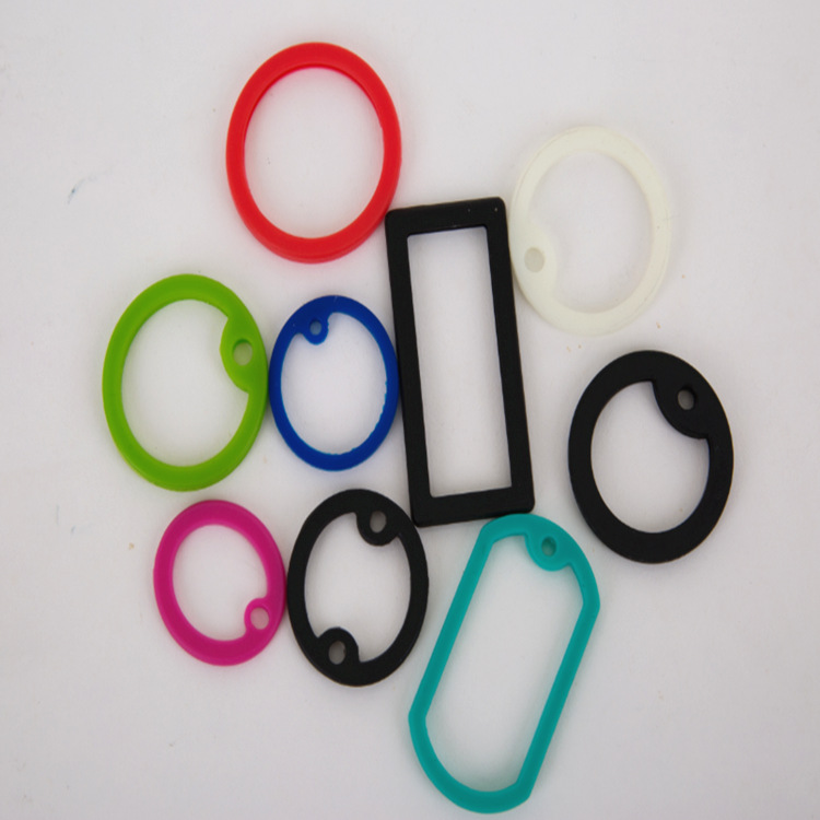 中山东升硅橡胶硅胶狗牌硅胶狗牌消音圈 硅胶吊牌 长方形狗牌套