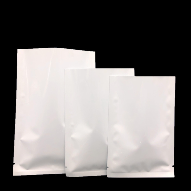 白色铝箔袋食品复合袋真空袋化妆品袋镀铝平口袋面膜袋铝箔平口袋