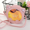 Fashionable cartoon small polyurethane trend children's bag, 2022, Korean style