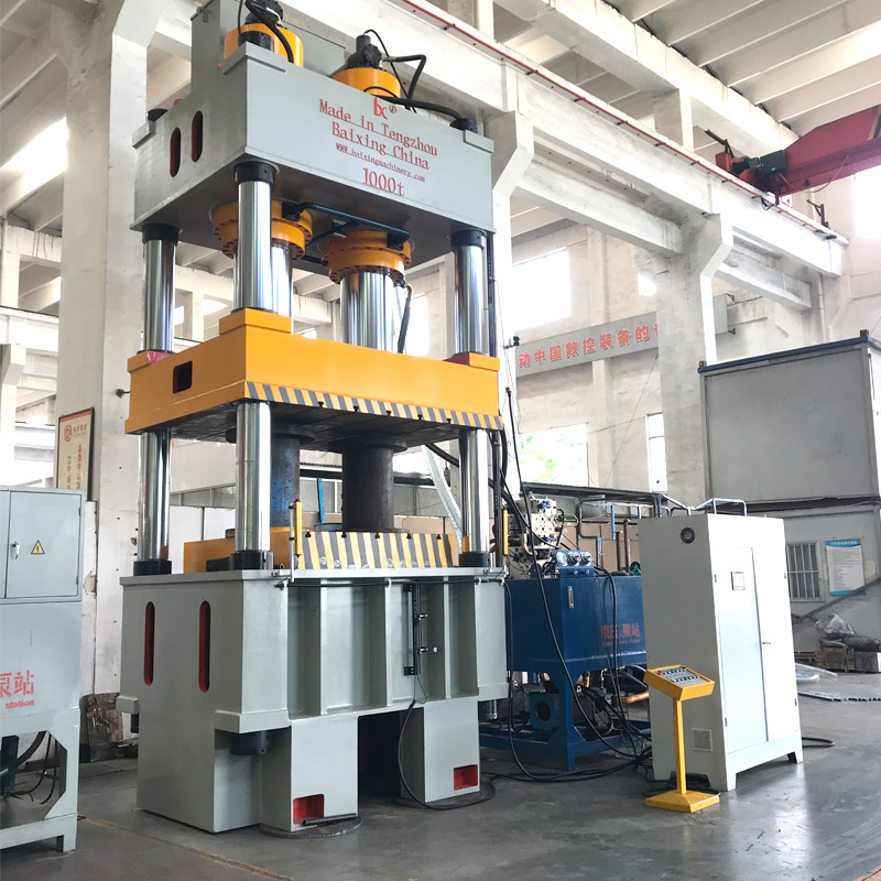 1000吨多功能封头拉伸机 金属拉伸机 三梁四柱多顶杆拉伸液压机