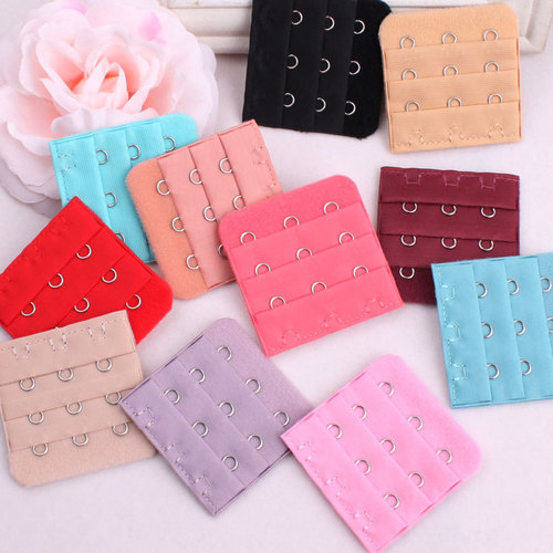 Middle three-row button bra, extended buckle, extension buckle, underwear, extended back buckle, 3 rows, 3 buckles, extended belt, buckle distance 1.5cm