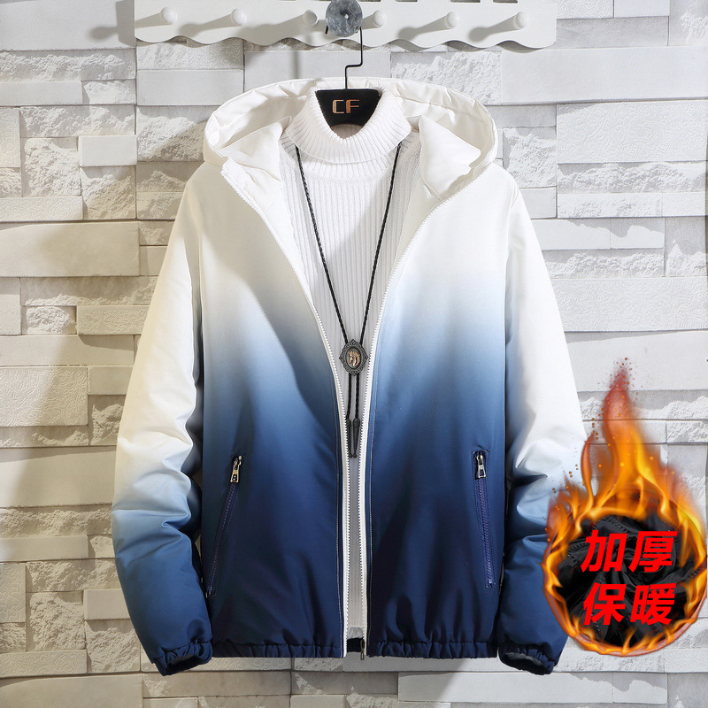 2020 winter man have cash less than that is registered in the accounts Korean Edition Trend Chaopai leisure time cotton-padded jacket Youth thickening Cotton coat logo