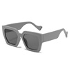 Sunglasses, brand square small mannequin head, suitable for import, European style, internet celebrity