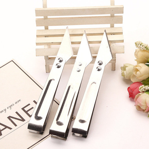 Large pointed pig hair clip, duck feather clip, hair plucking knife, dual-purpose thickened kitchen tool, one yuan street stall hot sale