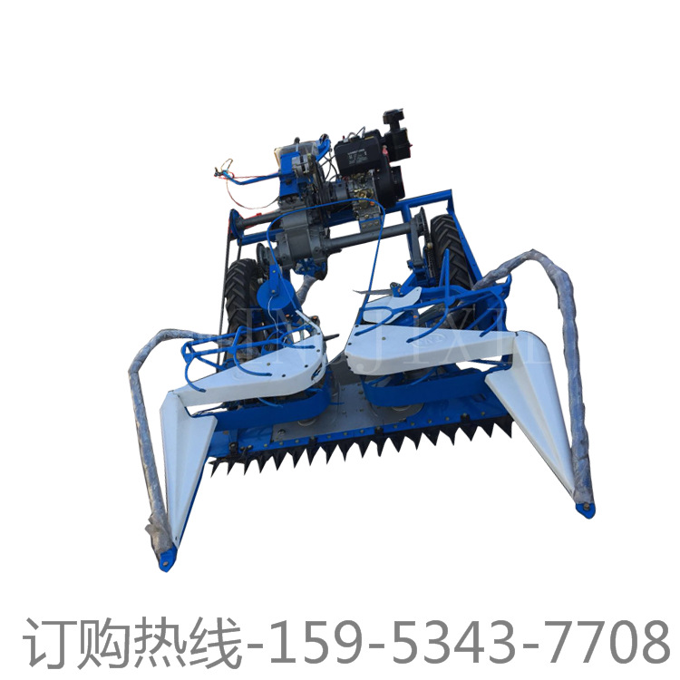 农用芦苇割捆机三轮坐式牧草收割打捆一体机水稻 小麦收割打捆机