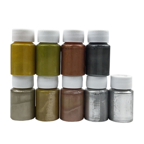 Hand-painted spray basic metallic color model coloring pen hand-painted safe water-based pigment gloss 20/500 ml