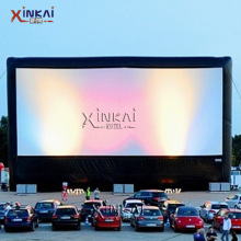 工厂定制pvc夹网布投影屏幕 广告模型电影屏幕可折叠休闲投影幕布