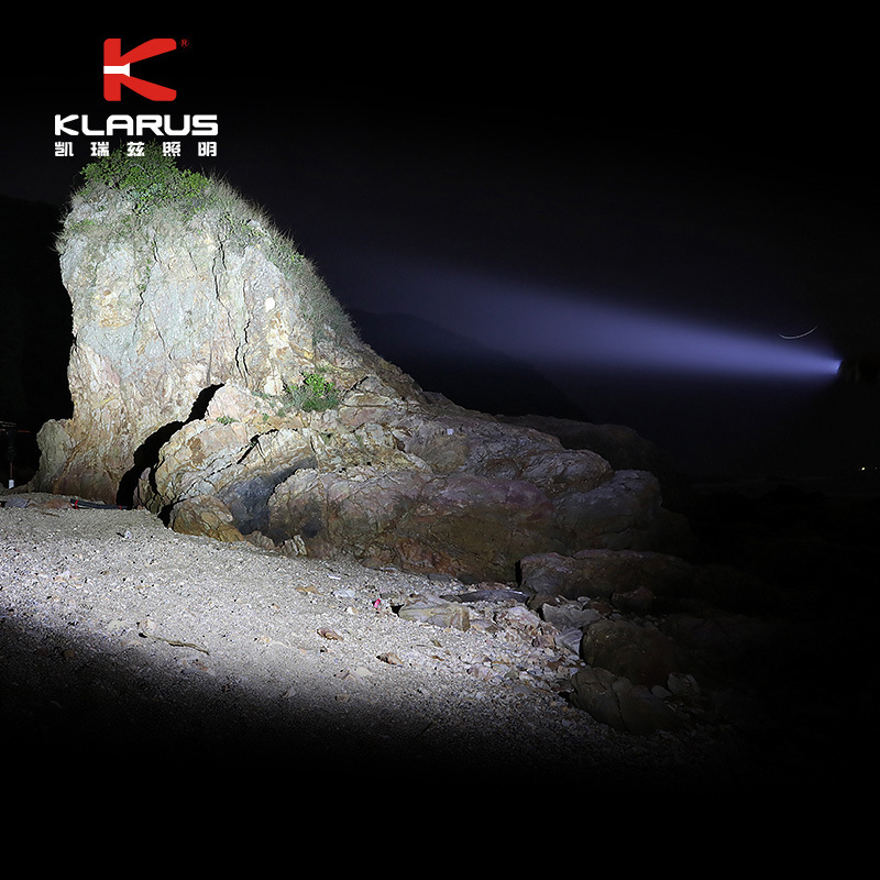 凯瑞兹XT1A强光手电筒战术防身LED远射充电防水防摔户外车载 黑色