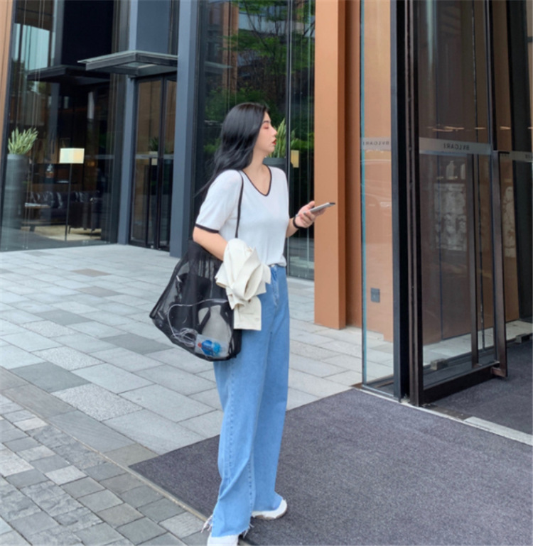 Pantalon léger femme en cow-boy - Ref 3429987 Image 1