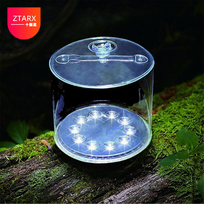 source factory goods in stock wholesale solar energy Gas Lamp Cross border solar energy Camping lights Camping waterproof Folding Light