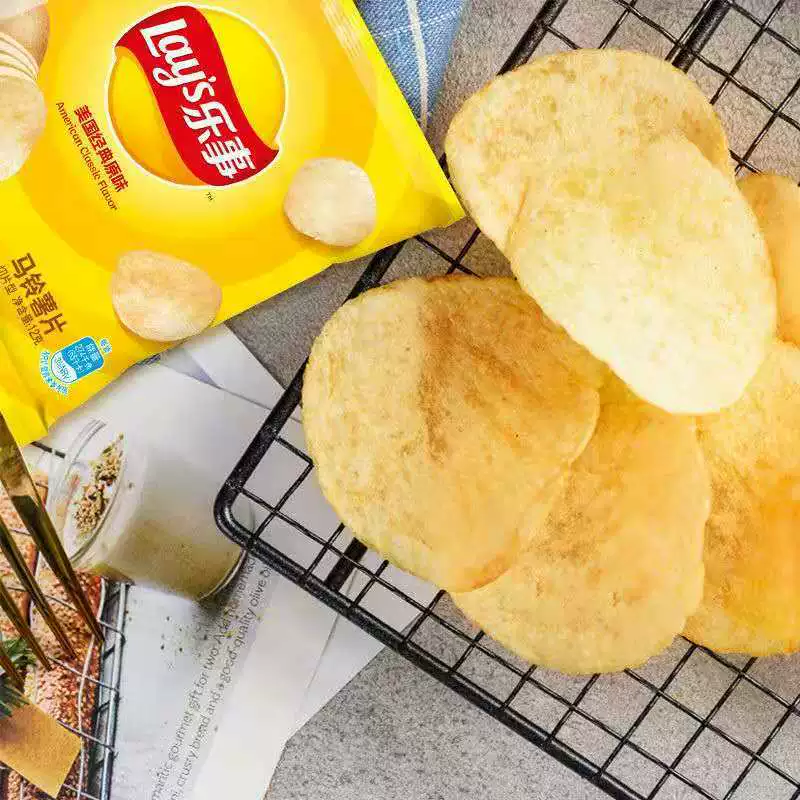 Целая коробка из 100 пачек чипсов Lay's 12 г маленькие упаковки снековые продукты воздушные кукурузные для KTV вечеринки интернет-знаменитость без пищевых добавок оптовая продажа
