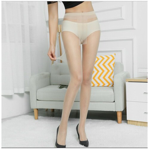 Summer 15D women's stockings, pantyhose, core-spun silk women's socks, anti-shedding silk, ultra-thin flesh-colored socks, core-spun silk