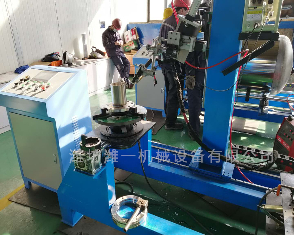 环缝焊四轴焊接后桥法兰扭板卧式立式自动焊青州莱州济宁