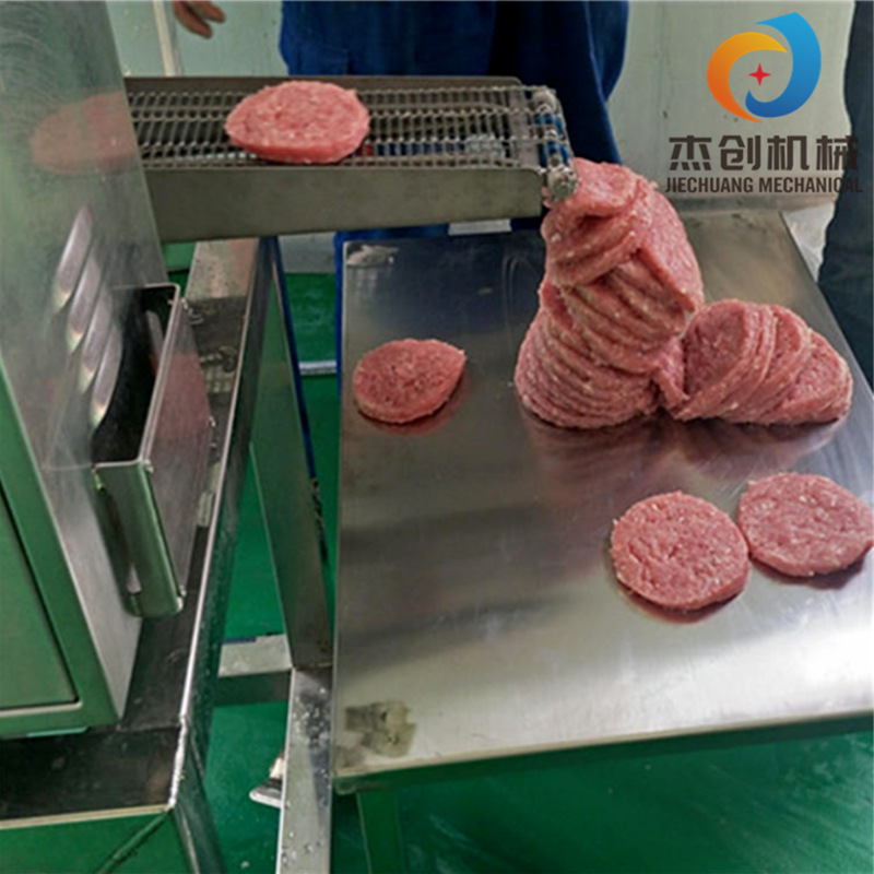 青岛全自动鱼饼定型机 小型食品成型设备 做肉饼鱼饼的机器厂家