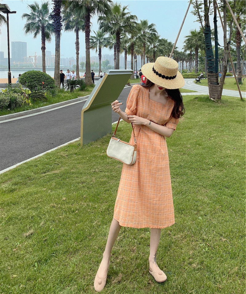 C5496 1040K VÁY ĐẦM LIỀN THÂN DÁNG DÀI NỮ DONTDC TAY PHỒNG MÙA HÈ THỜI TRANG NỮ G03 SẢN PHẨM MỚI