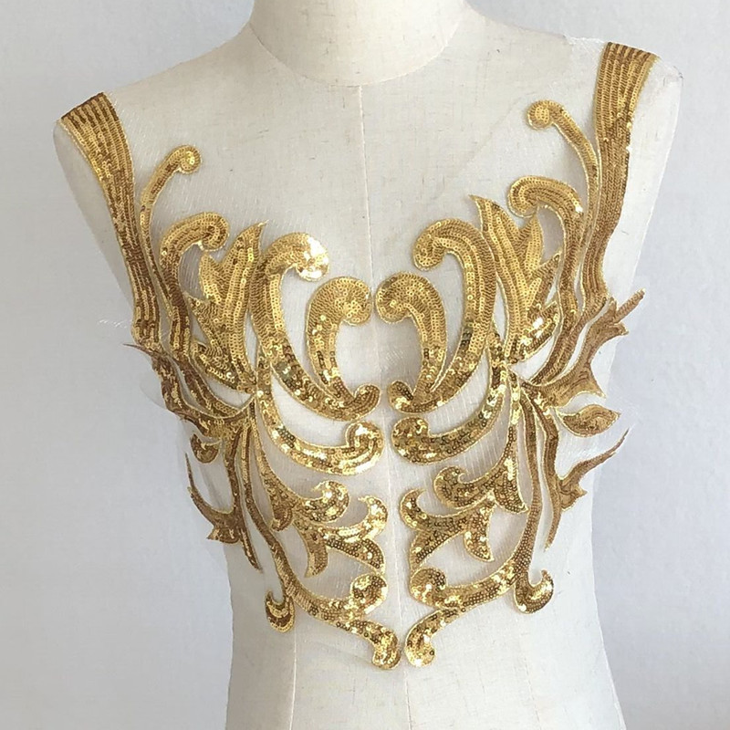 金色亮片对花_副本