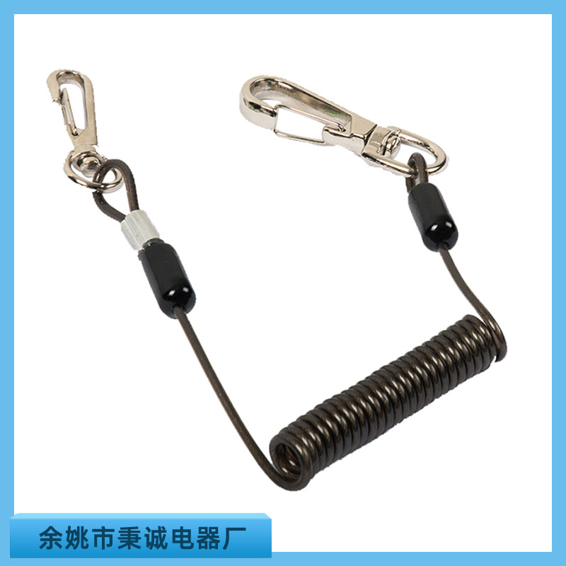 钢丝带登山扣防失手绳精密车缝工具防失手绳