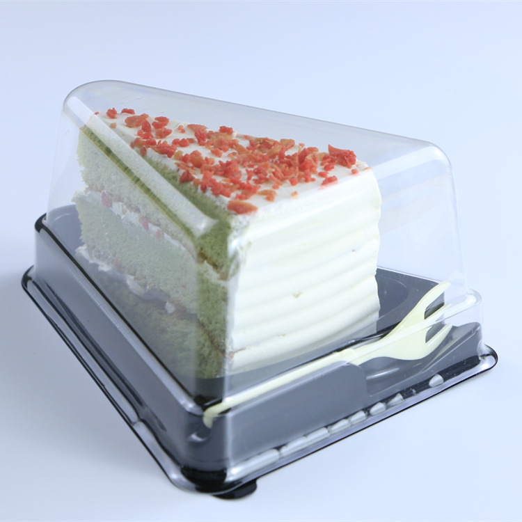 烘焙包装盒慕斯蛋糕盒子原味提拉米苏盒三角形西点盒A03带叉 加厚