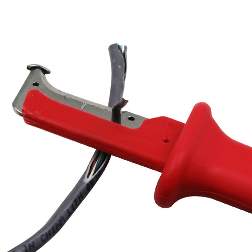 Red wire stripping pliers Electrical cable insulation stripping knife Manual stripping knife Insulated wire stripper wholesale