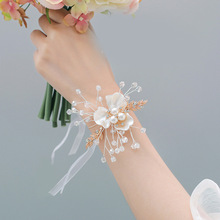 儿童手花女童珍珠手腕花韩式森系超仙小清新花童舞蹈演出合唱跳舞
