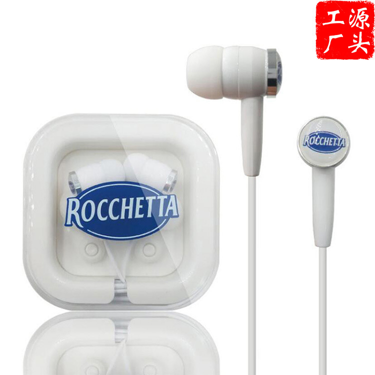 Pirate Captain earphone direct sales car Audi gift epoxy earphone wired crystal box advertising promotion earplugs