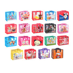 Amazon cross-border non-woven bag bento cartoon hand shopping bag color printed laminated student handbag